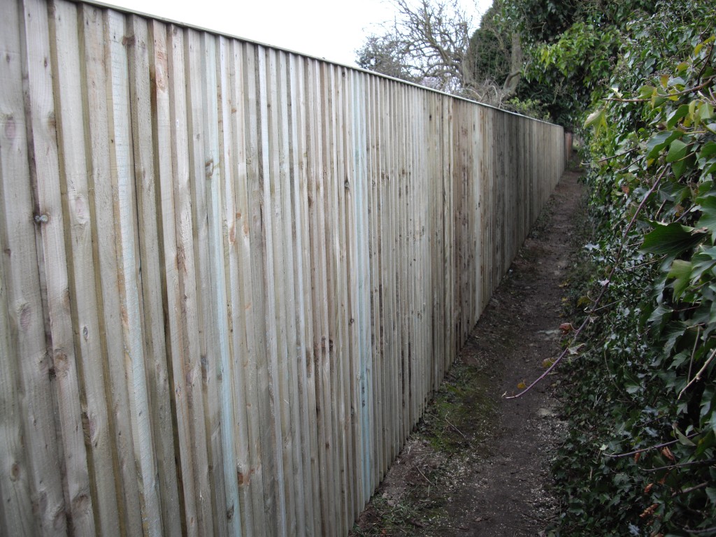 Feather Edged Board Fence 